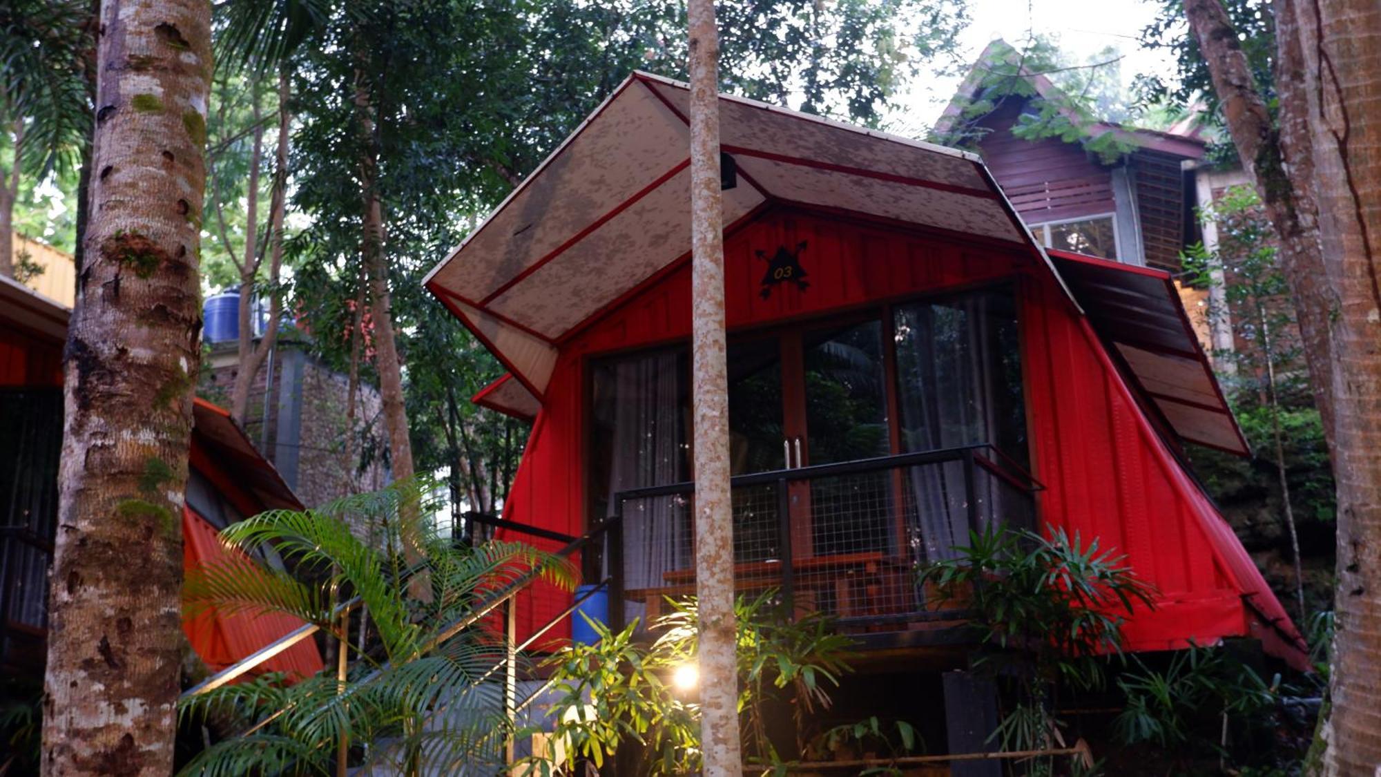 Hau Eco Lodges Citumang Pangandaran Kültér fotó